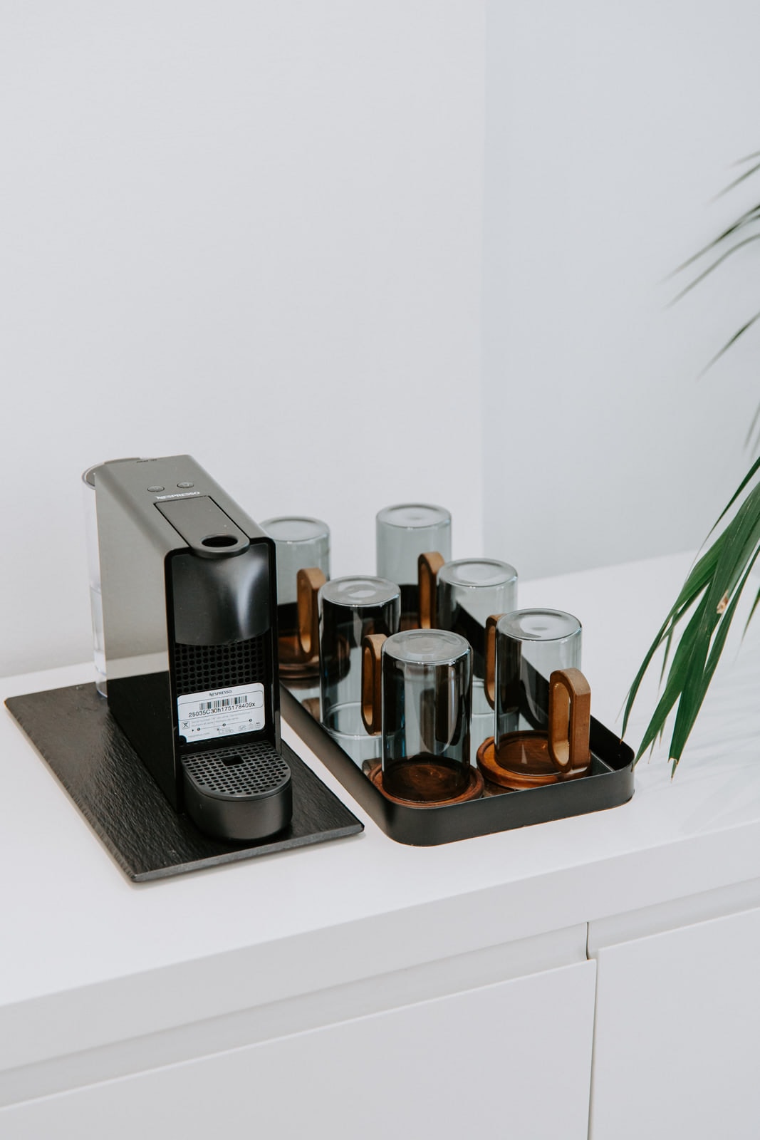 The coffee station for visitors